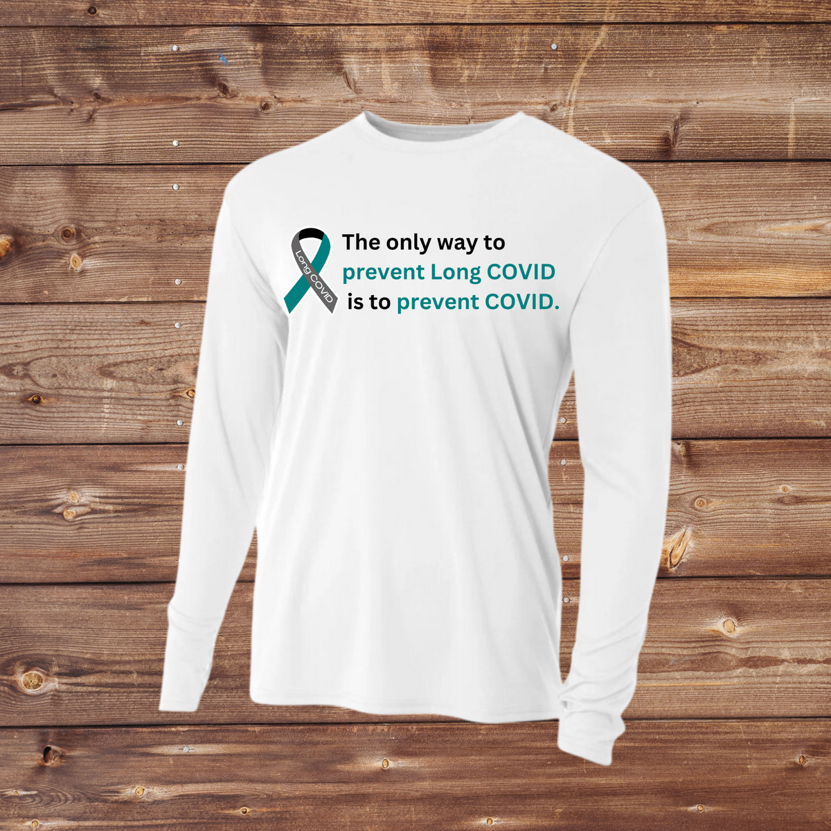 Long COVID Awareness T-Shirt - A4 Cooling Performance (Long Sleeve)